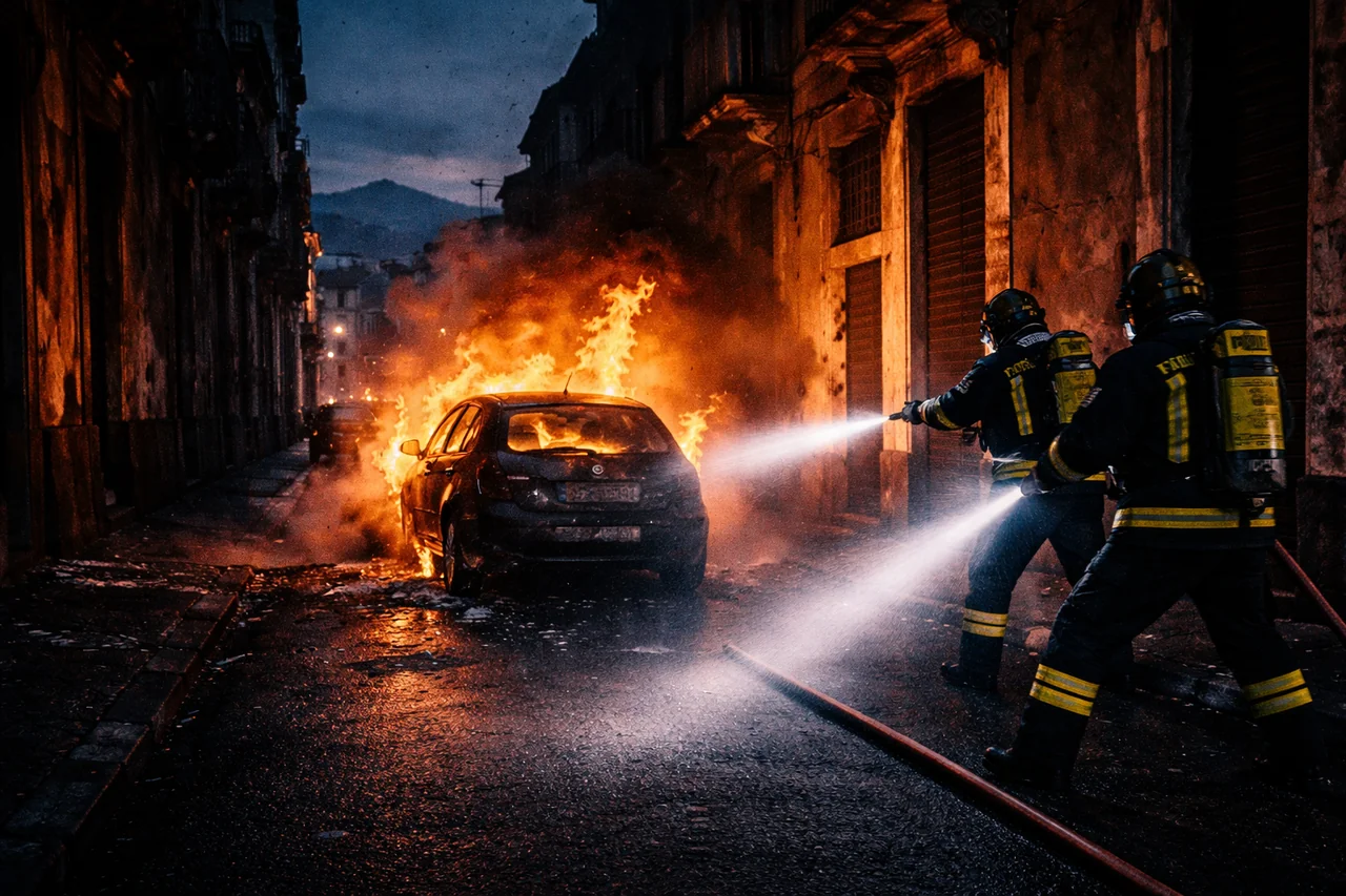 Carlentini: Omicidio e Incendio, Arrestati Due Sospetti